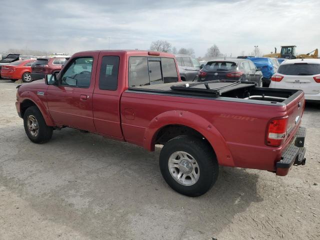 1FTYR44U97PA70241 - 2007 FORD RANGER SUPER CAB RED photo 2