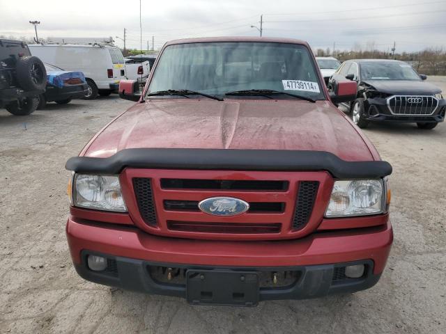 1FTYR44U97PA70241 - 2007 FORD RANGER SUPER CAB RED photo 5