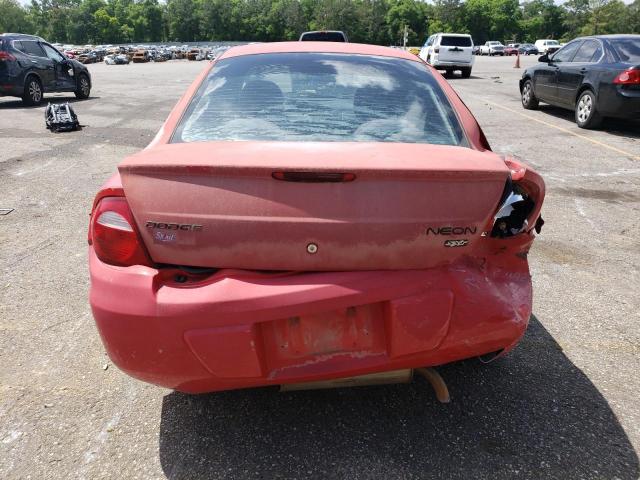 1B3ES56C25D205366 - 2005 DODGE NEON SXT RED photo 6