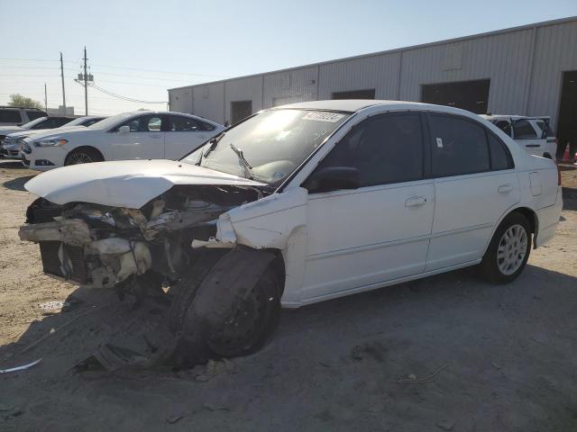 2HGES16615H554783 - 2005 HONDA CIVIC LX WHITE photo 1