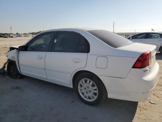 2HGES16615H554783 - 2005 HONDA CIVIC LX WHITE photo 2