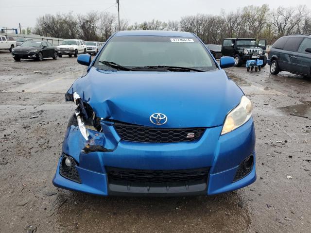 2T1KE40E59C018834 - 2009 TOYOTA COROLLA MA S BLUE photo 5