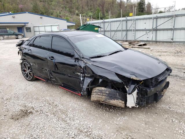 KMHLW4AK3NU008687 - 2022 HYUNDAI ELANTRA N BLACK photo 4