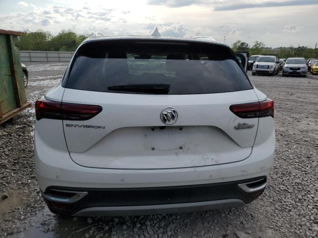 LRBAZLR40MD105376 - 2021 BUICK ENVISION PREFERRED WHITE photo 6