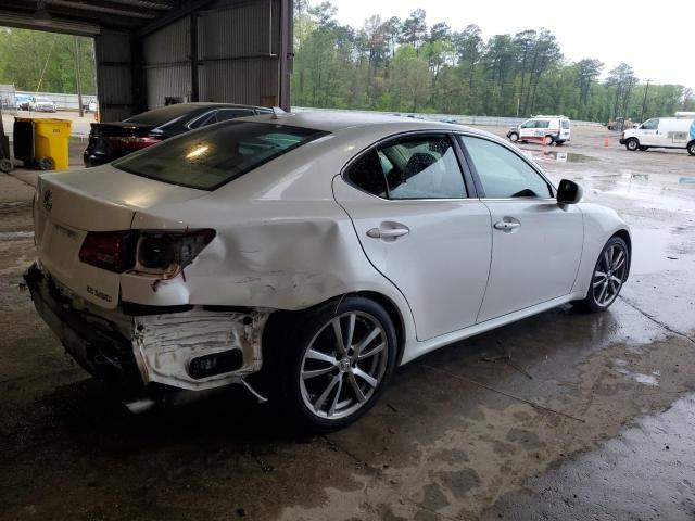 JTHBE262485021736 - 2008 LEXUS IS 350 WHITE photo 3