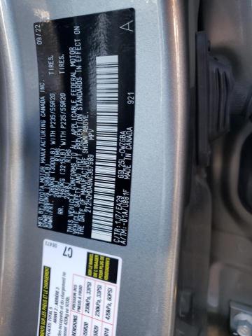 2T2HZMDA9NC367989 - 2022 LEXUS RX 350 SILVER photo 13