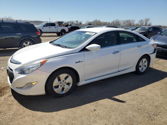 KMHEC4A49BA017412 - 2011 HYUNDAI SONATA HYBRID WHITE photo 1