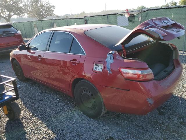 4T4BE46K78R039474 - 2008 TOYOTA CAMRY CE RED photo 2