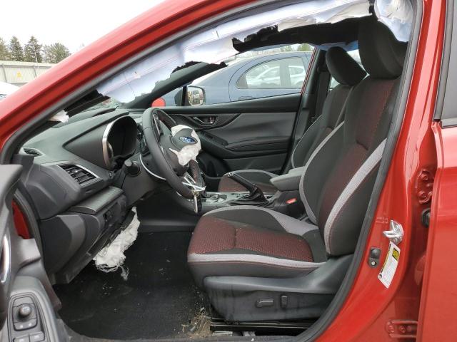 4S3GTAM62N3717662 - 2022 SUBARU IMPREZA SPORT RED photo 7