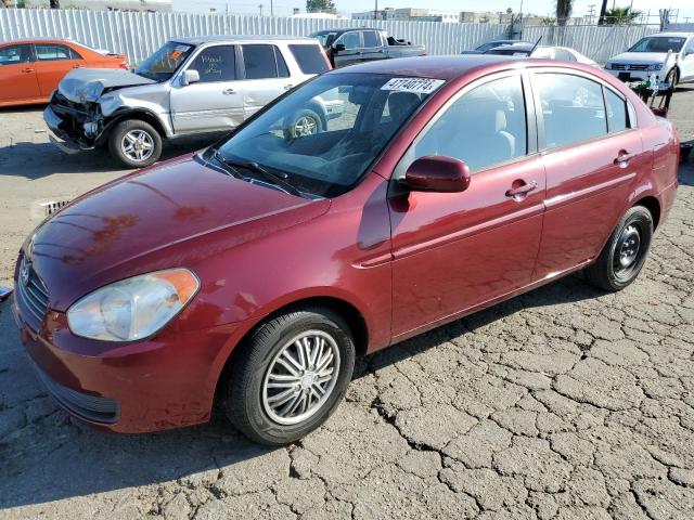 KMHCN4AC2AU423814 - 2010 HYUNDAI ACCENT GLS BURGUNDY photo 1