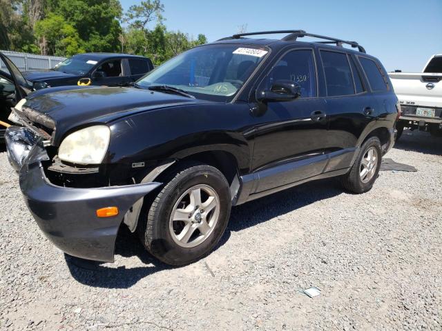 KM8SC13D93U541609 - 2003 HYUNDAI SANTA FE GLS BLACK photo 1