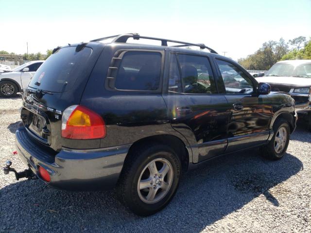 KM8SC13D93U541609 - 2003 HYUNDAI SANTA FE GLS BLACK photo 3