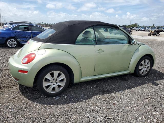 3VWPF31YX8M401421 - 2008 VOLKSWAGEN NEW BEETLE CONVERTIBLE S GREEN photo 3