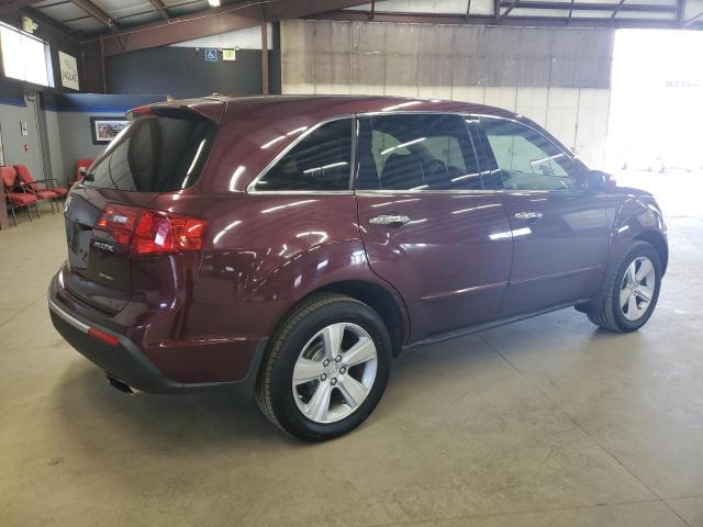 2HNYD2H64BH506385 - 2011 ACURA MDX TECHNOLOGY BURGUNDY photo 3