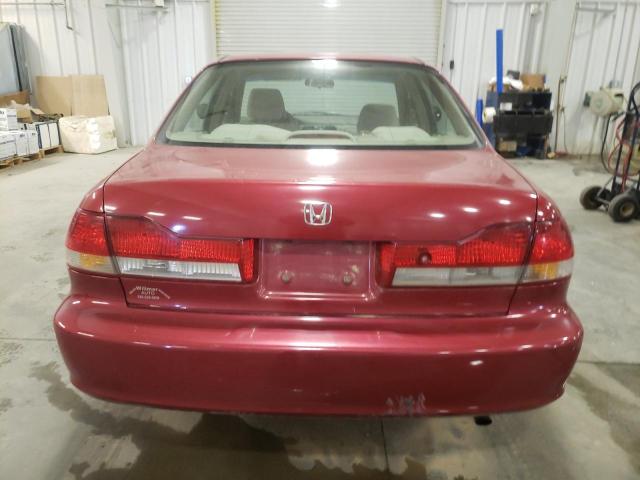 JHMCG56762C020506 - 2002 HONDA ACCORD SE RED photo 6