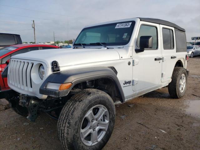 1C4HJXDN6PW595765 - 2023 JEEP WRANGLER SPORT WHITE photo 1