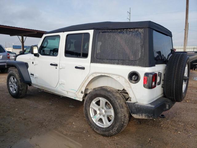 1C4HJXDN6PW595765 - 2023 JEEP WRANGLER SPORT WHITE photo 2