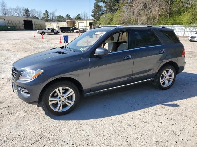 4JGDA5HB4FA477434 - 2015 MERCEDES-BENZ ML 350 4MATIC GRAY photo 1