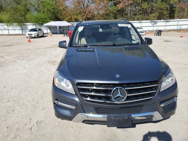 4JGDA5HB4FA477434 - 2015 MERCEDES-BENZ ML 350 4MATIC GRAY photo 5