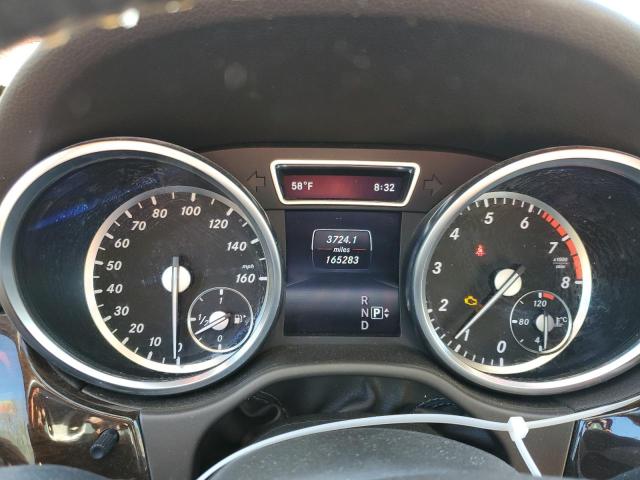 4JGDA5HB4FA477434 - 2015 MERCEDES-BENZ ML 350 4MATIC GRAY photo 9