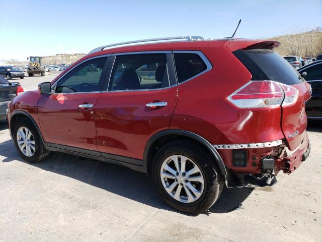 KNMAT2MVXGP593445 - 2016 NISSAN ROGUE S BURGUNDY photo 2