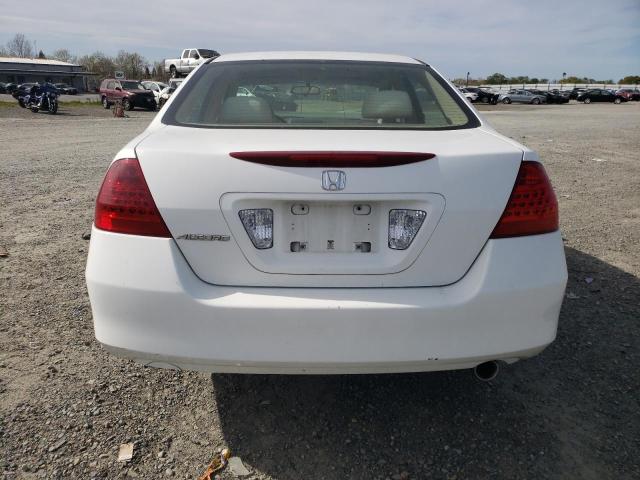 JHMCM56787C003884 - 2007 HONDA ACCORD EX WHITE photo 6