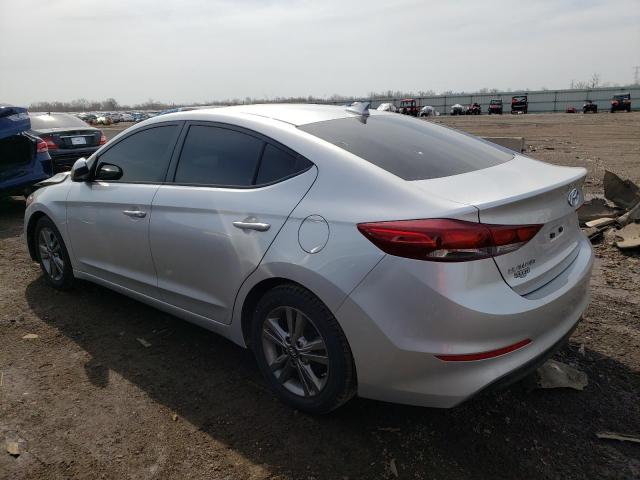 5NPD84LF0JH393455 - 2018 HYUNDAI ELANTRA SEL SILVER photo 2