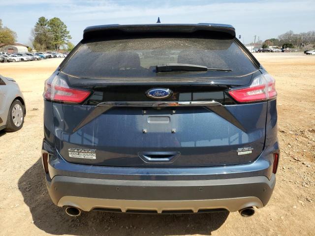 2FMPK3J94KBC57506 - 2019 FORD EDGE SEL BLUE photo 6