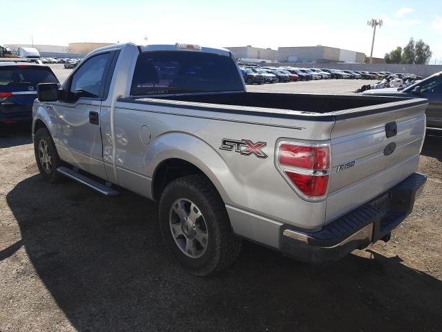 1FTMF1CW9AKA90051 - 2010 FORD F150 SILVER photo 2