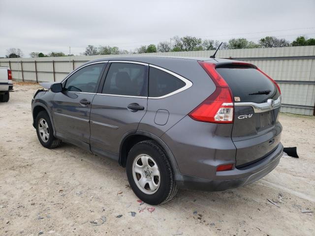 3CZRM3H33FG713811 - 2015 HONDA CR-V LX GRAY photo 2