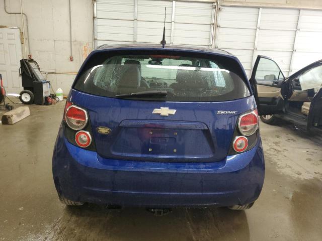 1G1JA6SHXD4230630 - 2013 CHEVROLET SONIC LS BLUE photo 6