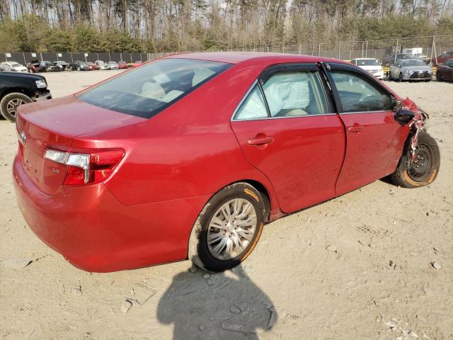 4T1BF1FK8EU773896 - 2014 TOYOTA CAMRY L RED photo 3