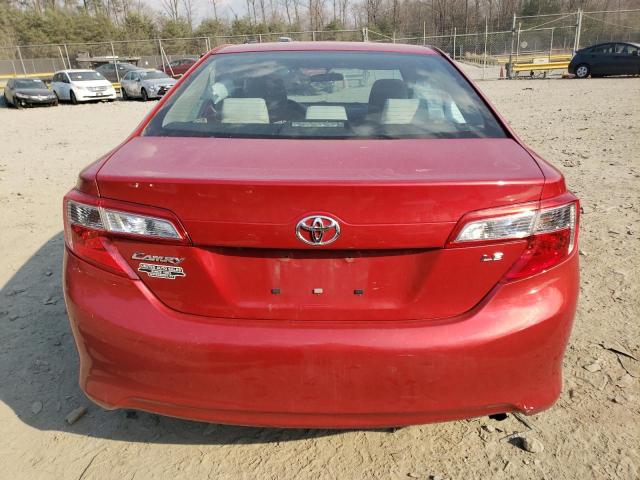 4T1BF1FK8EU773896 - 2014 TOYOTA CAMRY L RED photo 6