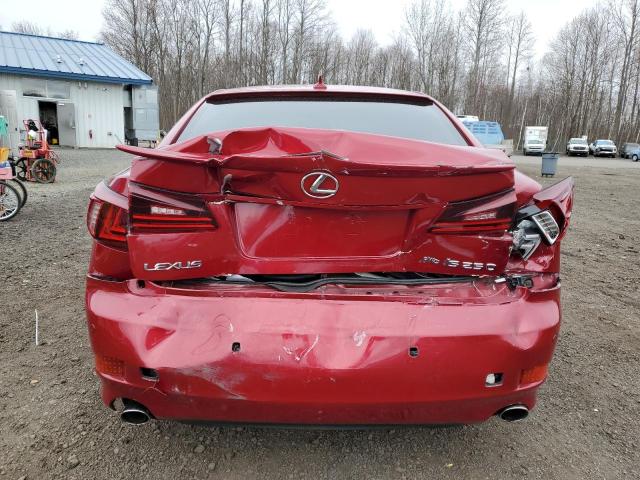 JTHCK262595030587 - 2009 LEXUS IS 250 RED photo 6