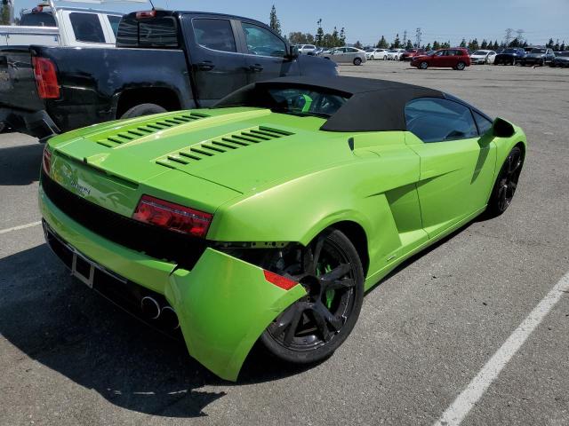 ZHWGU6AU5ALA08936 - 2010 LAMBORGHINI GALLARDO SPYDER GREEN photo 3