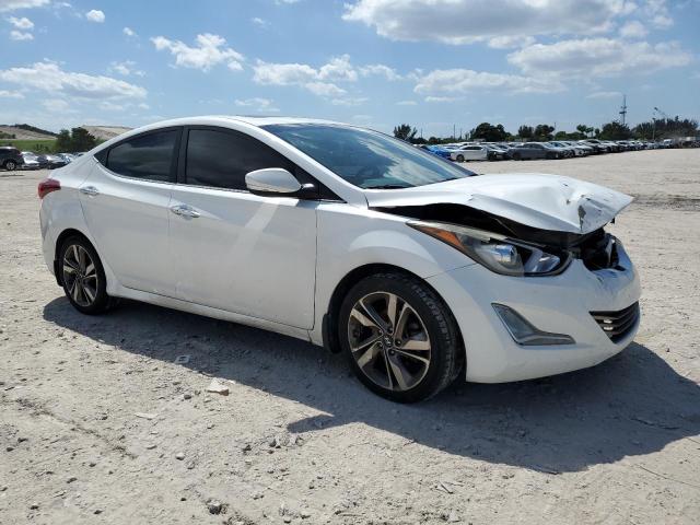 5NPDH4AE6EH498372 - 2014 HYUNDAI ELANTRA SE WHITE photo 4