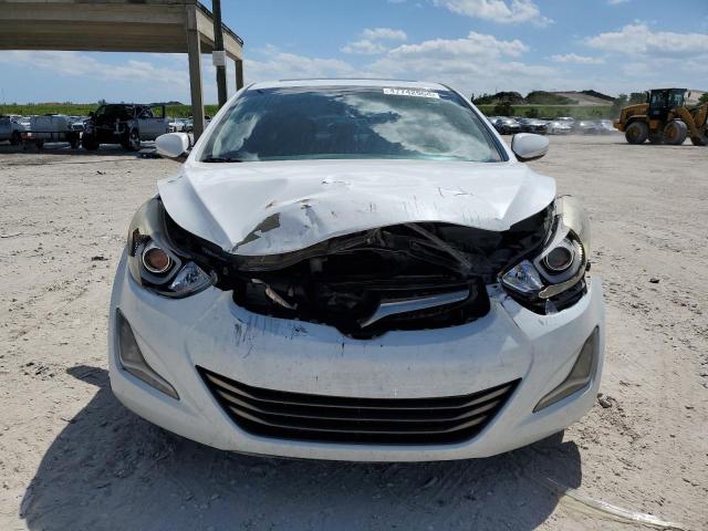 5NPDH4AE6EH498372 - 2014 HYUNDAI ELANTRA SE WHITE photo 5