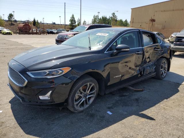 3FA6P0RU9KR223786 - 2019 FORD FUSION TITANIUM BLACK photo 1