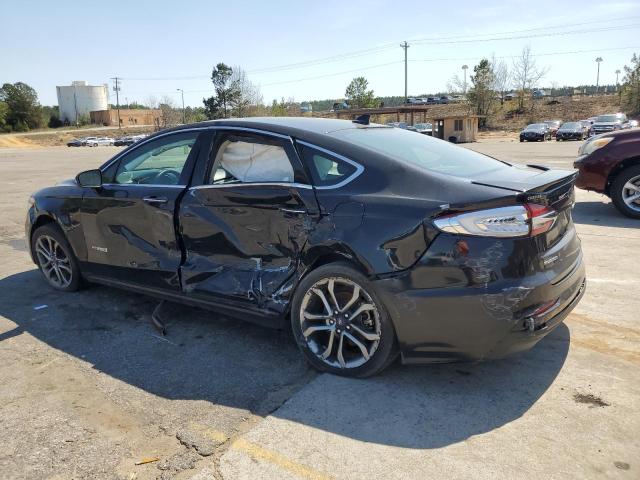 3FA6P0RU9KR223786 - 2019 FORD FUSION TITANIUM BLACK photo 2