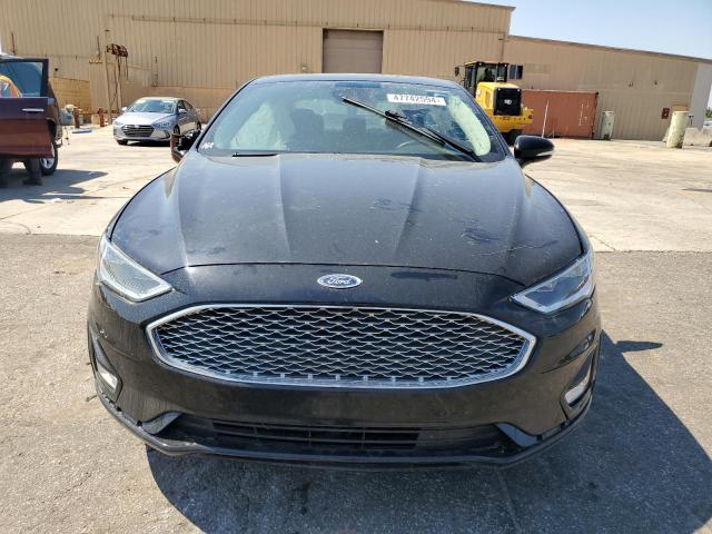 3FA6P0RU9KR223786 - 2019 FORD FUSION TITANIUM BLACK photo 5