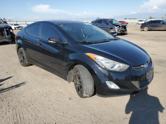 5NPDH4AE3CH094717 - 2012 HYUNDAI ELANTRA GLS BLACK photo 4