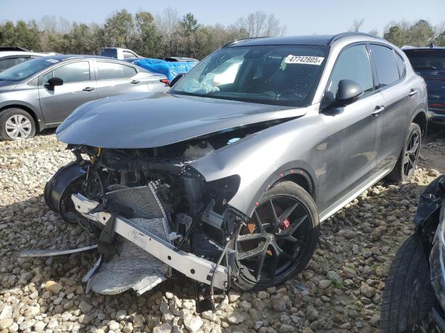 ZASPAKBNXM7D18289 - 2021 ALFA ROMEO STELVIO TI Մոխրագույն լուսանկար 1