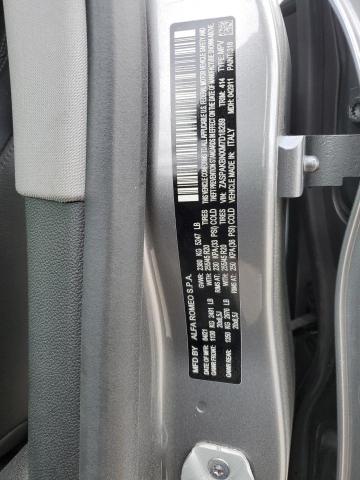 ZASPAKBNXM7D18289 - 2021 ALFA ROMEO STELVIO TI Մոխրագույն լուսանկար 13