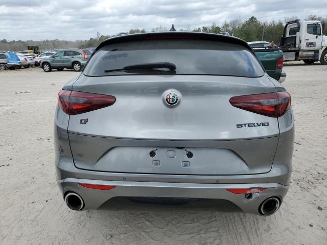 ZASPAKBNXM7D18289 - 2021 ALFA ROMEO STELVIO TI Մոխրագույն լուսանկար 6