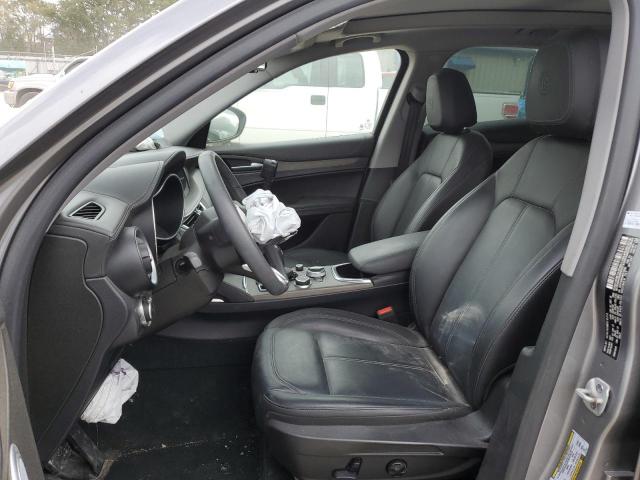 ZASPAKBNXM7D18289 - 2021 ALFA ROMEO STELVIO TI Մոխրագույն լուսանկար 7