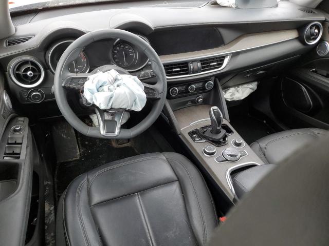 ZASPAKBNXM7D18289 - 2021 ALFA ROMEO STELVIO TI Մոխրագույն լուսանկար 8