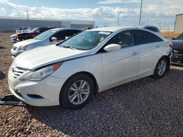 5NPEB4AC8DH646184 - 2013 HYUNDAI SONATA GLS WHITE photo 1