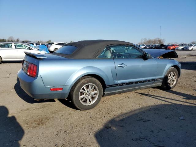1ZVHT84N155218423 - 2005 FORD MUSTANG BLUE photo 3