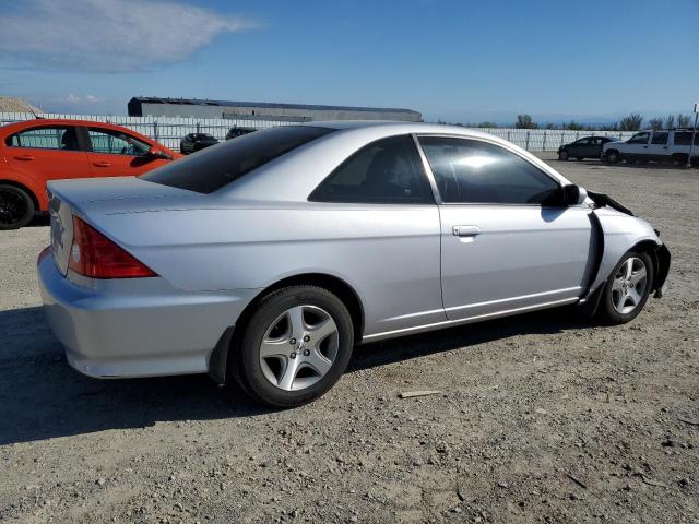 1HGEM229X4L056910 - 2004 HONDA CIVIC EX SILVER photo 3