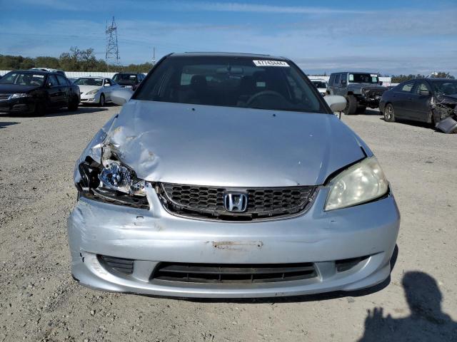 1HGEM229X4L056910 - 2004 HONDA CIVIC EX SILVER photo 5